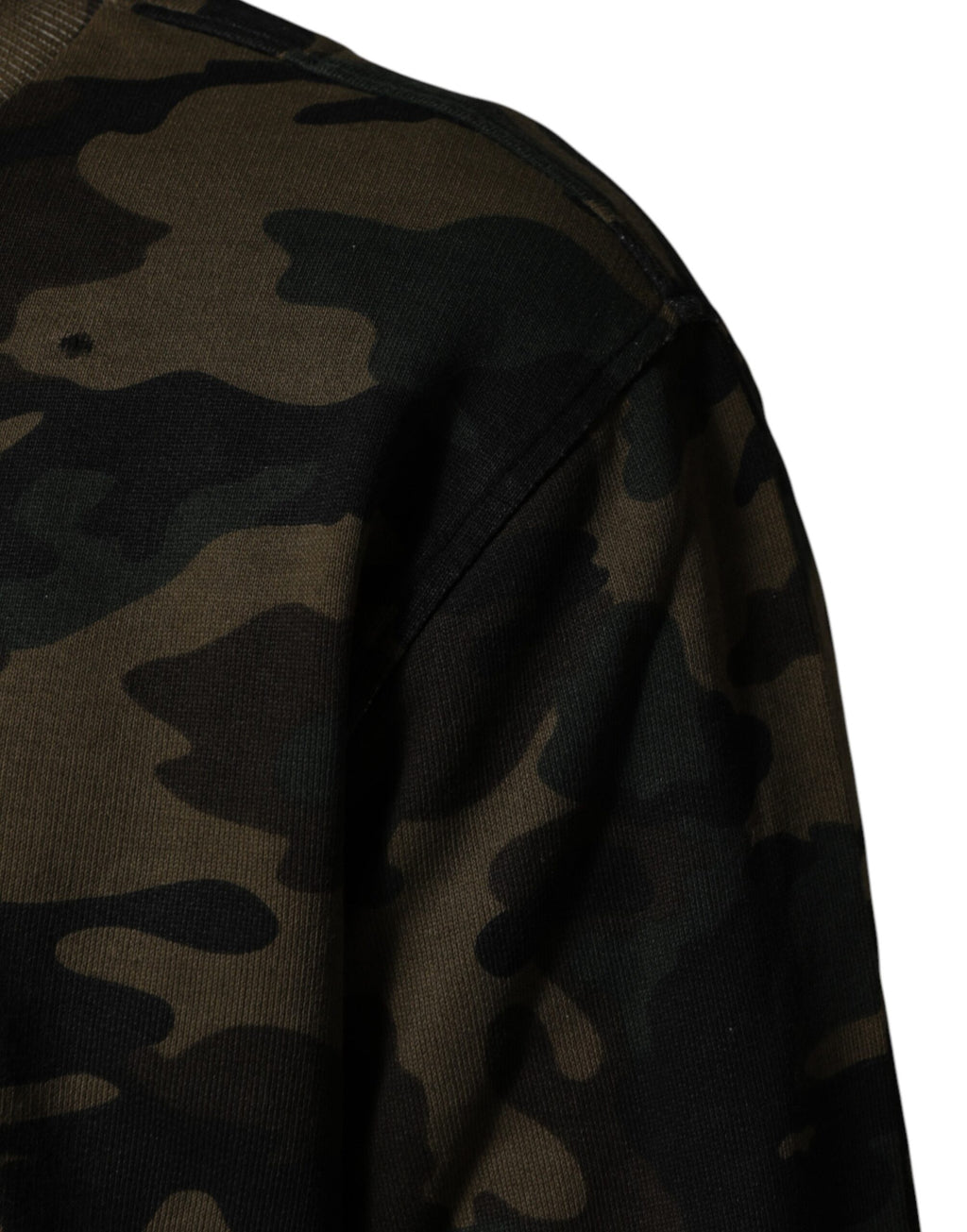 Dolce & Gabbana Multicolor Camouflage Men Sweatshirt  Sweater - Eljoys Fashion 
