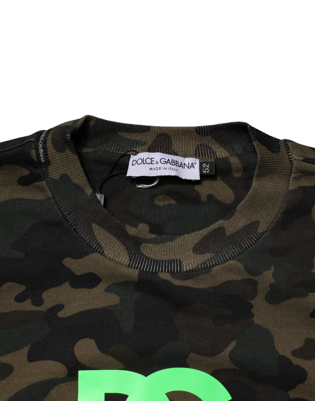 Dolce & Gabbana Multicolor Camouflage Men Sweatshirt  Sweater - Eljoys Fashion 