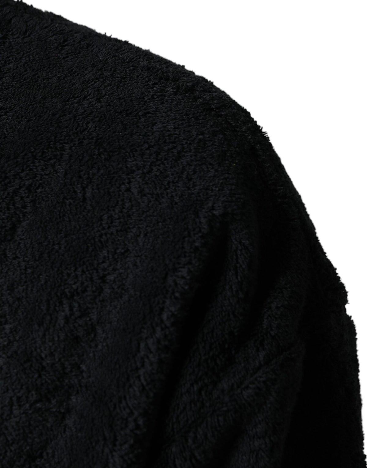 Dolce & Gabbana Black Cotton V-Neck Men Sweatshirt Sweater - Eljoys Fashion 