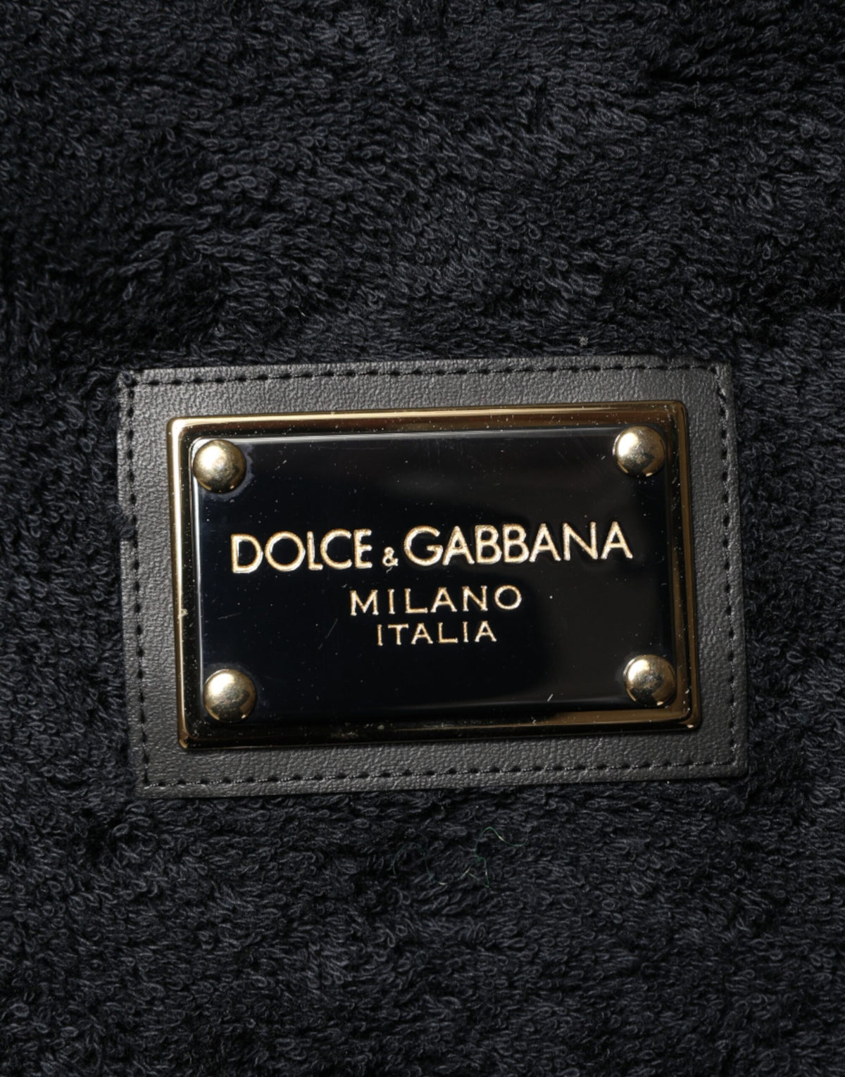 Dolce & Gabbana Black Cotton V-Neck Men Sweatshirt Sweater - Eljoys Fashion 