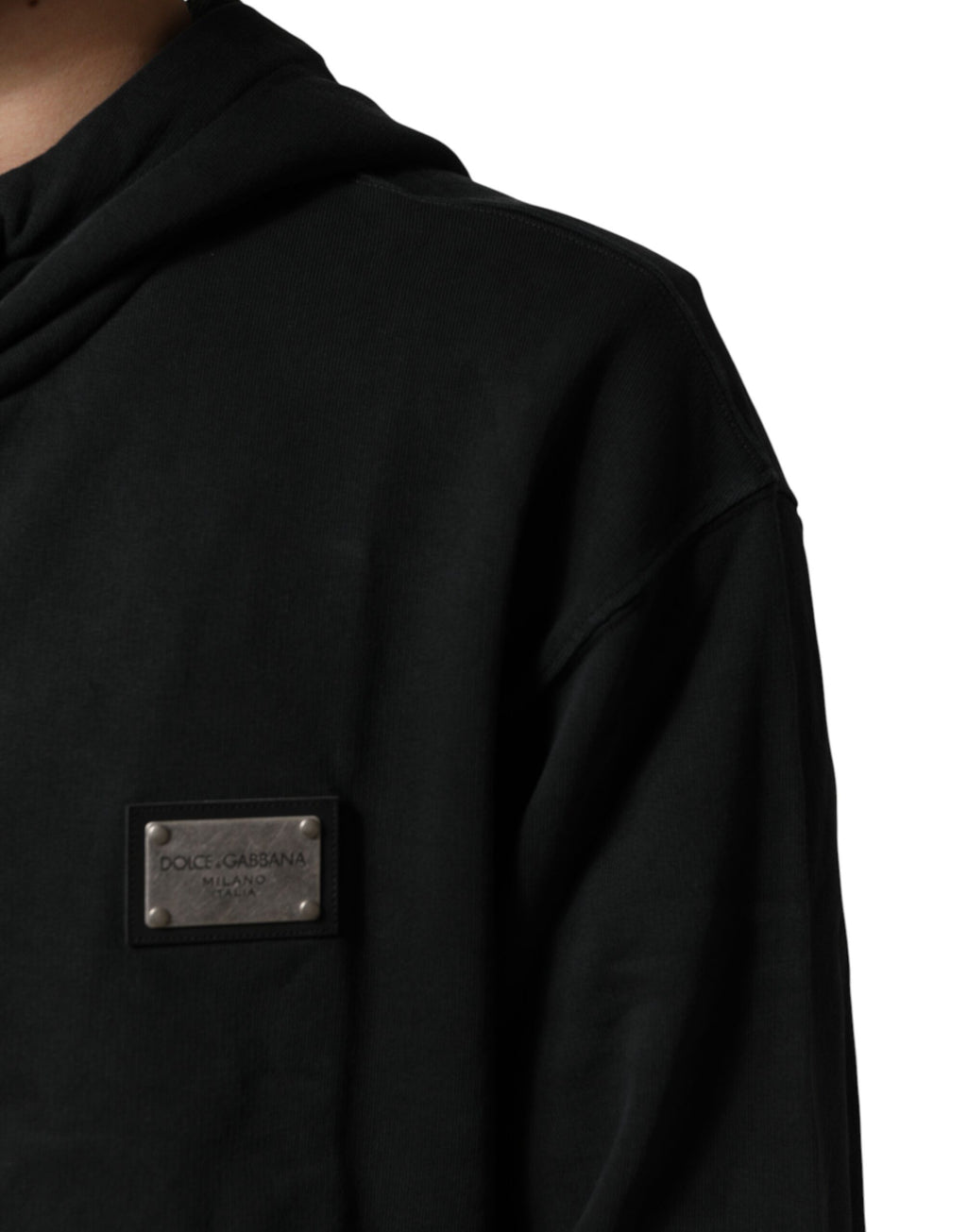 Dolce & Gabbana Black Full Zip Hooded Men Sweatshirt Sweater Dolce & Gabbana