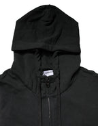 Dolce & Gabbana Black Full Zip Hooded Men Sweatshirt Sweater Dolce & Gabbana
