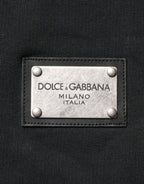 Dolce & Gabbana Black Full Zip Hooded Men Sweatshirt Sweater Dolce & Gabbana