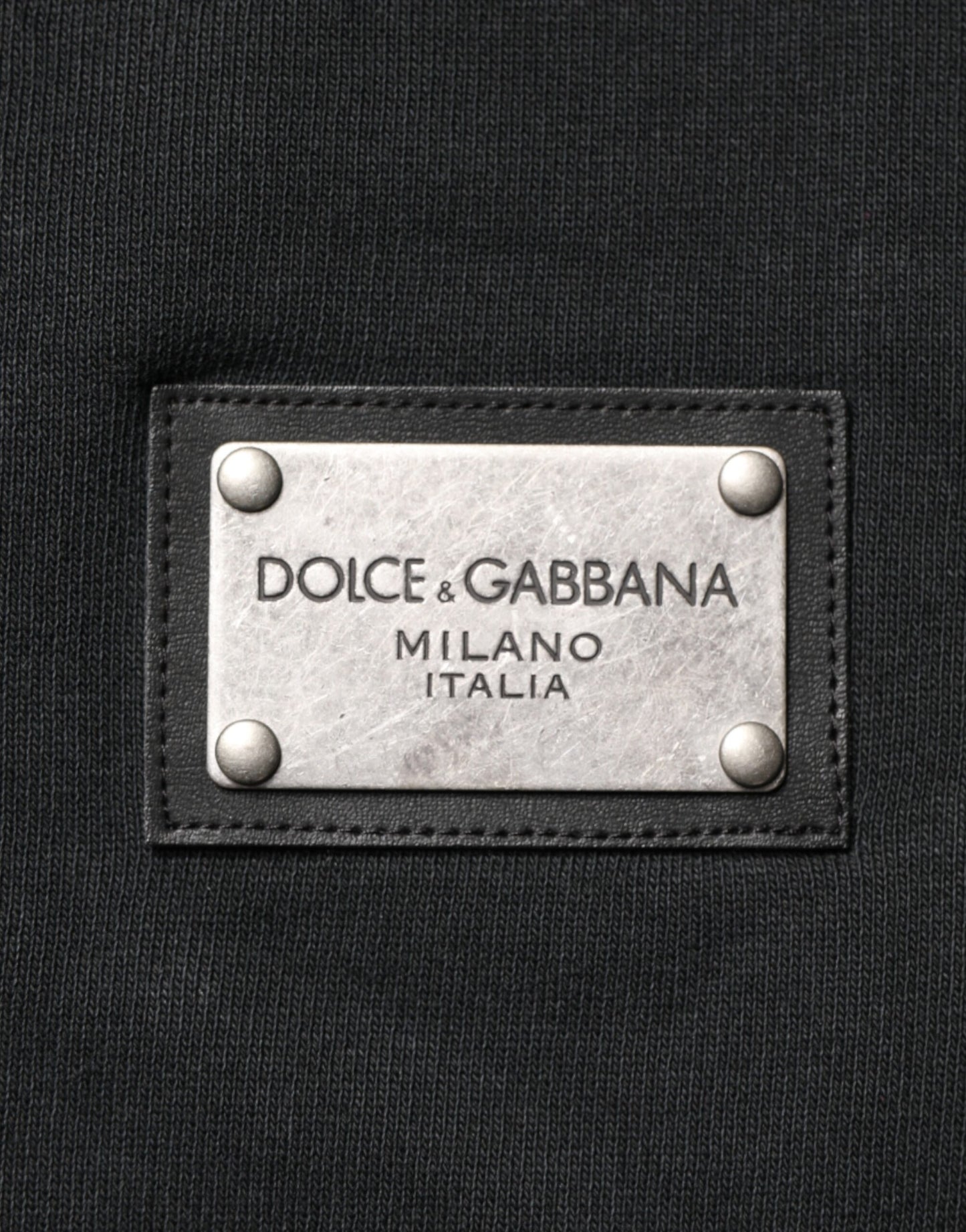 Dolce & Gabbana Black Full Zip Hooded Men Sweatshirt Sweater Dolce & Gabbana