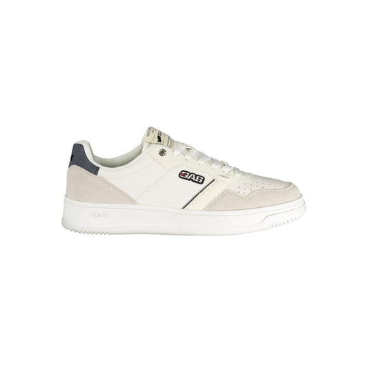 Gas White Polyester Men Sneaker Gas