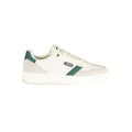 Black polyester men's sneaker by Gas with stylish design and breathable material, featuring a sleek sporty look.
