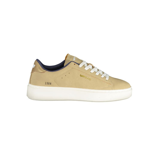 Gas Beige Polyurethane Women Sneaker Gas