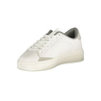 Gas Bianco polyurethane women's sneaker featuring a sleek design and white color, ideal for casual and sporty outfits.
