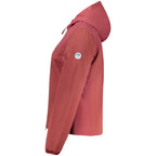 North Sails Rosso polyester women’s jacket with a high collar and front zipper, lightweight outdoor clothing.