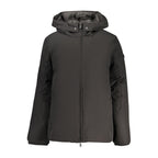 North Sails Nero polyester women's jacket with a sleek design, featuring a high collar and zip closure for a stylish, functional look.
