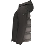 North Sails Nero polyester women's jacket with a sleek design and zippered front, ideal for casual or outdoor wear.