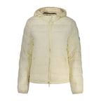 White North Sails polyester women's jacket with a fitted design, featuring a front zipper and hood for casual outdoor wear.