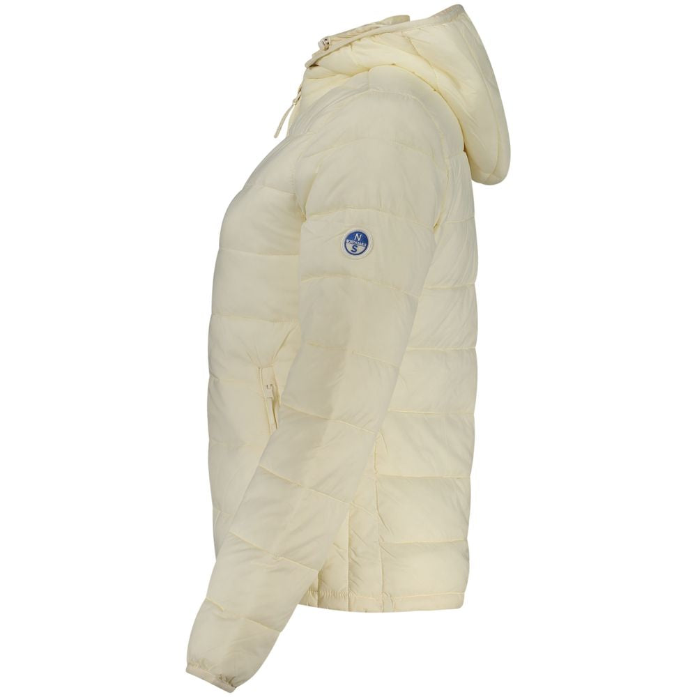 White North Sails women's polyester jacket with a sleek design, featuring a front zipper and collar for a stylish, casual look.