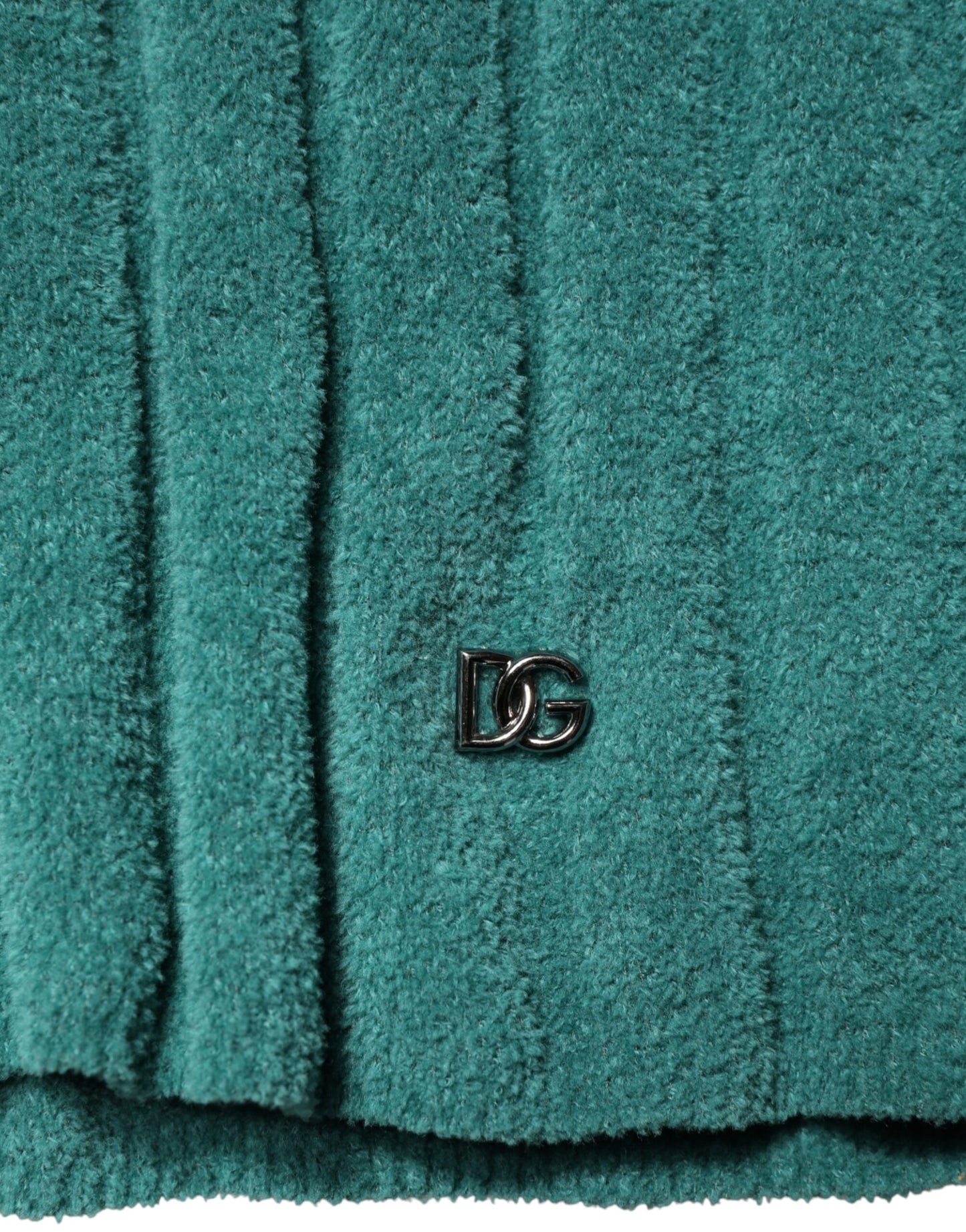 Dolce & Gabbana Dark Green Cotton Blend Men Crew Neck T-shirt Dolce & Gabbana