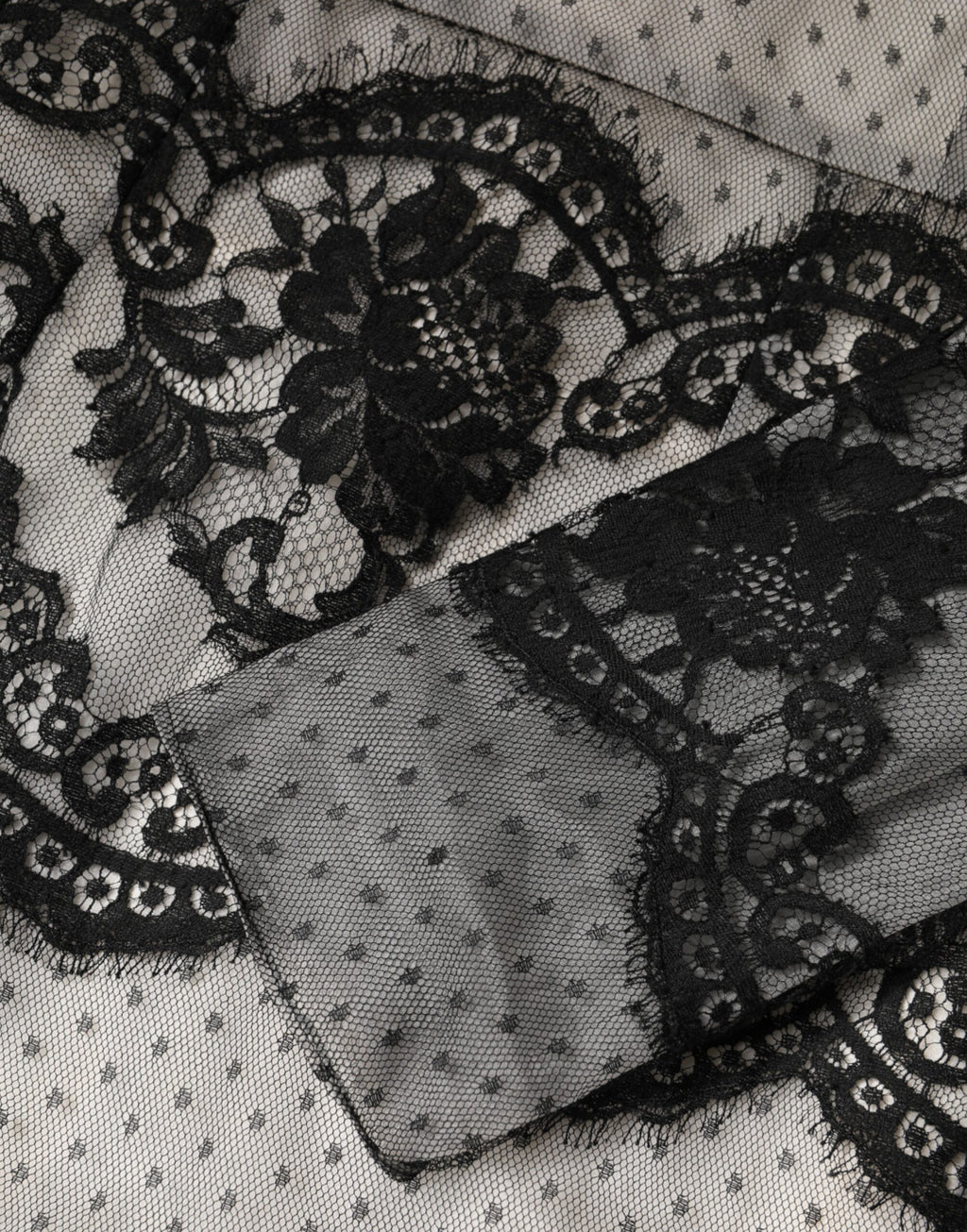 Dolce & Gabbana Black White Lace Silk Blend MaxiSheath Dress - Eljoys Fashion 