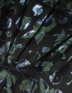 Dolce & Gabbana BlueGreen Floral Metallic Slim Trouser Pants - Eljoys Fashion 