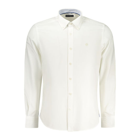 North Sails Bianco Cotton Men Shirt North Sails