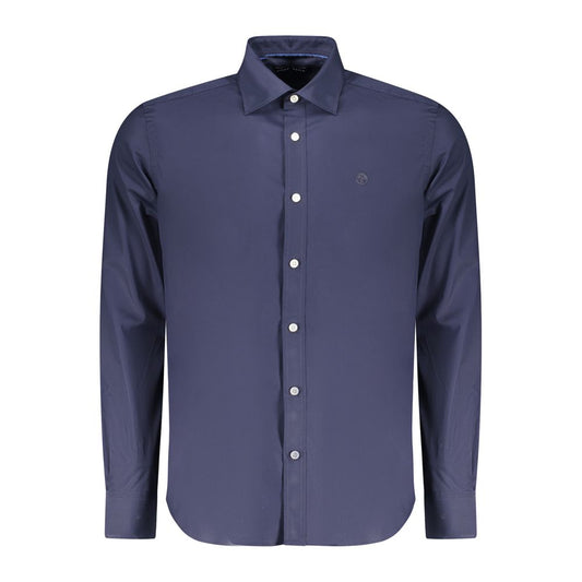 North Sails Blu Cotton Mens Shirt North Sails