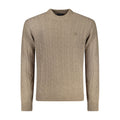 North Sails Marrone Poliammide men's sweater featuring a knit design and ribbed cuffs, styled for casual wear.
