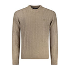 North Sails Marrone Poliammide men's sweater featuring a knit design and ribbed cuffs, styled for casual wear.