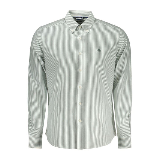 North Sails Green Cotton Men Shirt North Sails