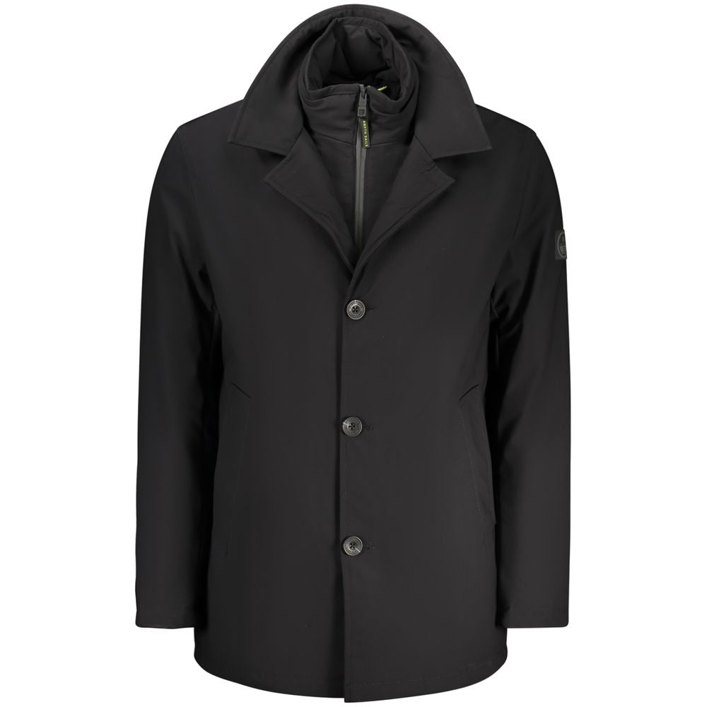 North Sails Black Polyester Men's Jacket North Sails