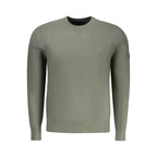 North Sails Verde Viscosa men’s sweater, lightweight knit with green and white striped pattern, casual and comfortable style.