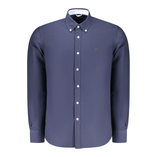 North Sails Blu Cotton Men Shirt North Sails