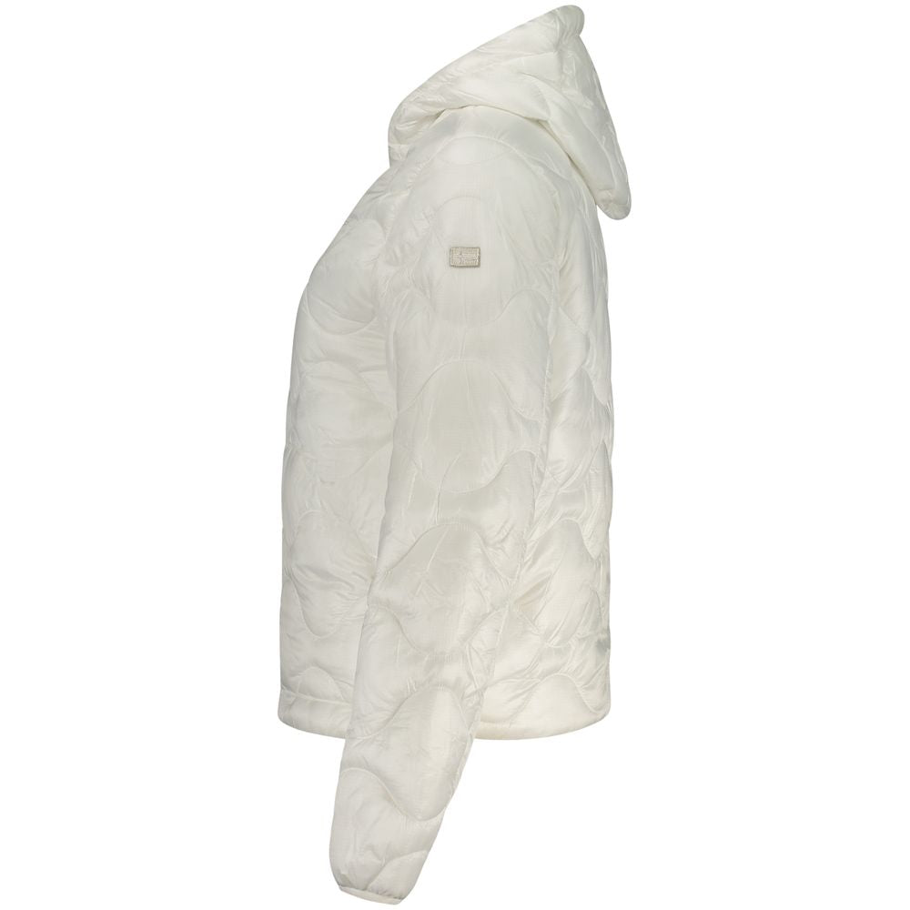 Norway 1963 Bianco Poliammide women's jacket in white, featuring a sleek design and lightweight fabric for casual wear.