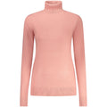 Norway 1963 Rosa Viscosa women's sweater displayed on a hanger, featuring soft pink color and cozy knit texture.