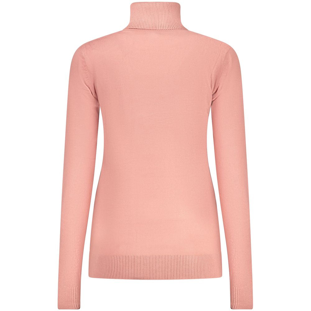 Norway 1963 Rosa Viscosa women's sweater featuring a soft pink knit fabric and classic fit.