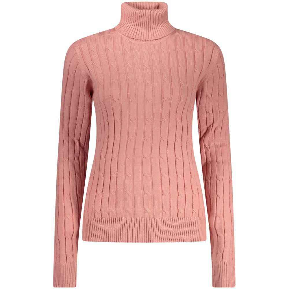 Norway 1963 Rosa Viscosa women's sweater with a soft, textured knit in pink, featuring a cozy, stylish fit.