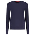 Norway 1963 Blu Viscose Donna Maglia featuring a stylish blue viscose knit top with a relaxed fit and long sleeves.