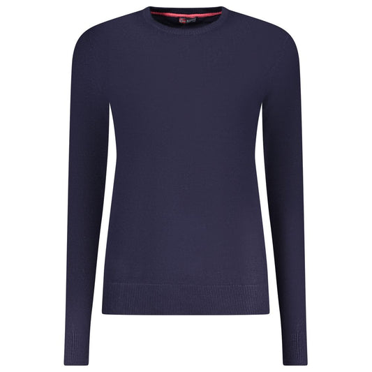 Norway 1963 Blu Viscose Donna Maglia Norway 1963