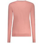 Norway 1963 Rosa Viscosa woman’s T-shirt with soft pink fabric and casual fit, displayed on a hanger.