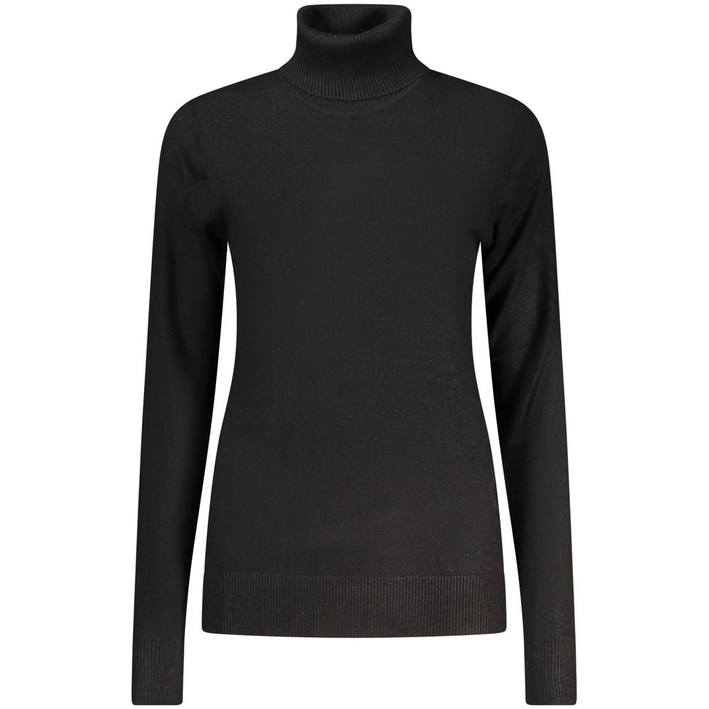 Black viscose women's sweater from Norway 1963 with a cozy, stylish fit and subtle knit texture.