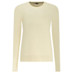 Norway 1963 Bianco viscose women's shirt with a classic fit and button-down design, shown in white fabric.