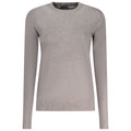 Norway 1963 women's Grigio Viscosa T-shirt featuring a relaxed fit and soft fabric, displayed on a hanger.