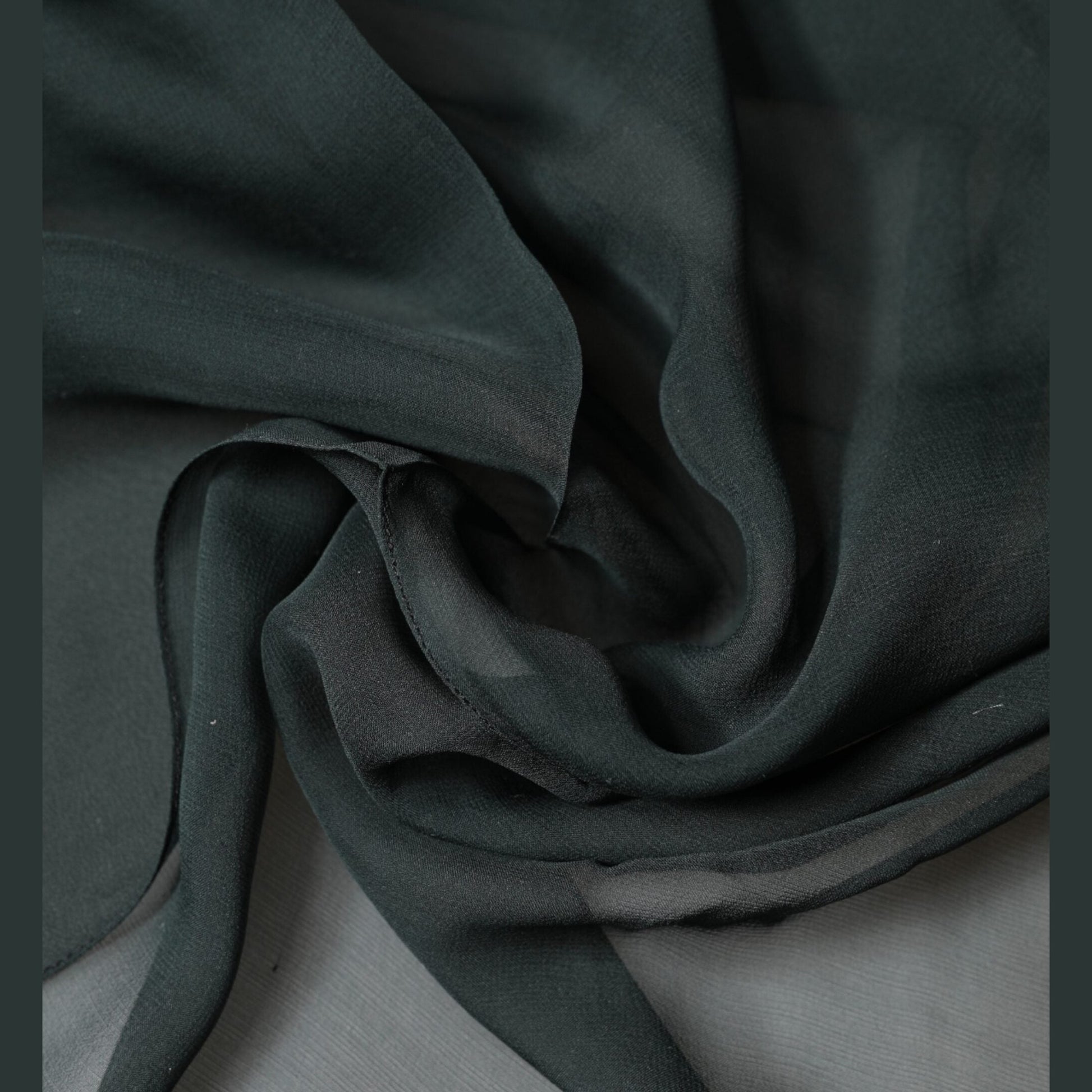 Dolce & Gabbana Dark Green Silk Neck Wrap Foulard Scarf Dolce & Gabbana