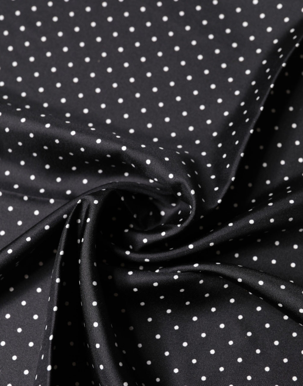 Dolce & Gabbana Black Polka Dot Silk Square Foulard Scarf - Eljoys Fashion 