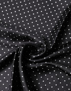 Dolce & Gabbana Black Polka Dot Silk Square Foulard Scarf - Eljoys Fashion 