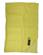Dolce & Gabbana Yellow Stole Silk Neck Wrap Shawl Men  Scarf