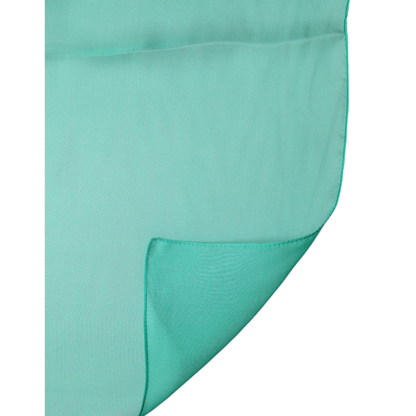 Dolce & Gabbana Green Stole Silk Neck Wrap Shawl Scarf