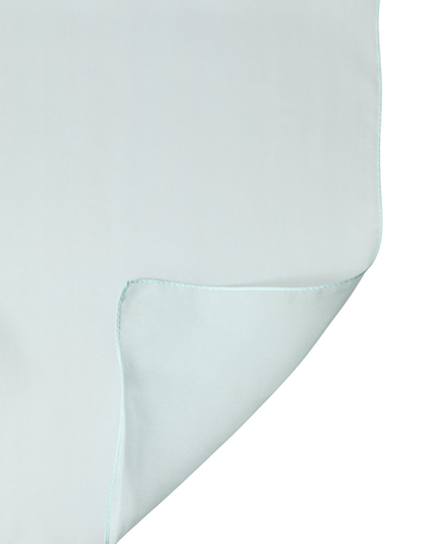 Dolce & Gabbana Light Teal Silk Stole Neck Wrap Shawl Scarf