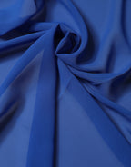 Dolce & Gabbana Blue Silk Stole Neck Wrap Shawl Men  Scarf
