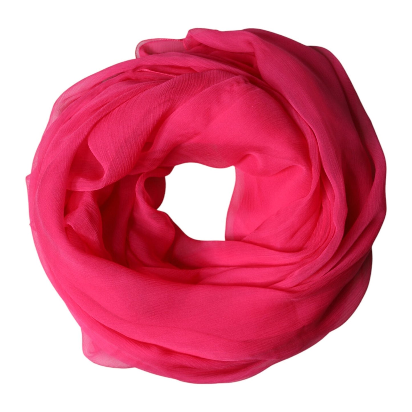 Dolce & Gabbana Pink Silk Stole Neck Wrap Shawl Men 174cm x 128.5cm Scarf Dolce & Gabbana