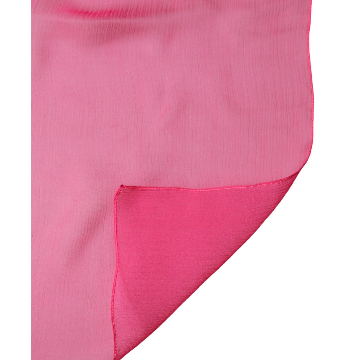 Dolce & Gabbana Pink Silk Stole Neck Wrap Shawl Men 174cm x 128.5cm Scarf Dolce & Gabbana