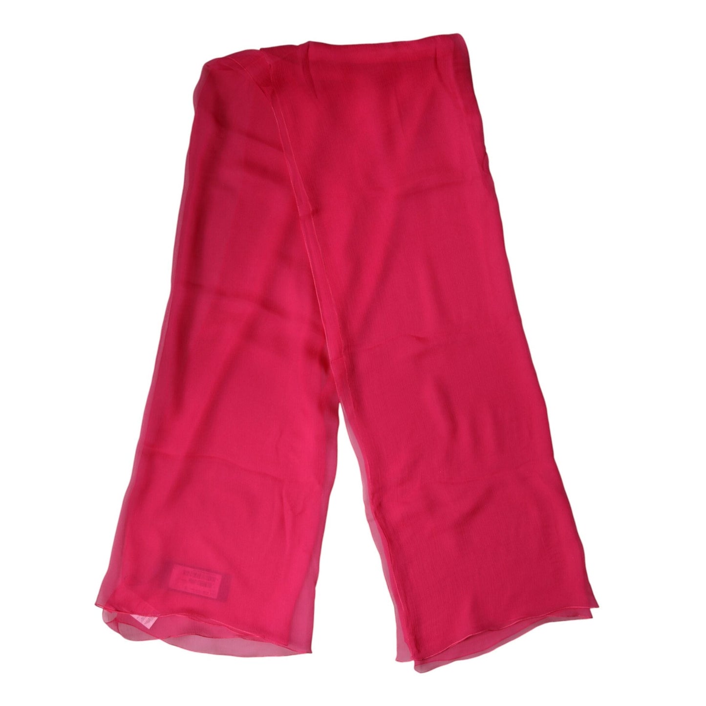 Dolce & Gabbana Pink Silk Stole Neck Wrap Shawl Men 174cm x 128.5cm Scarf Dolce & Gabbana
