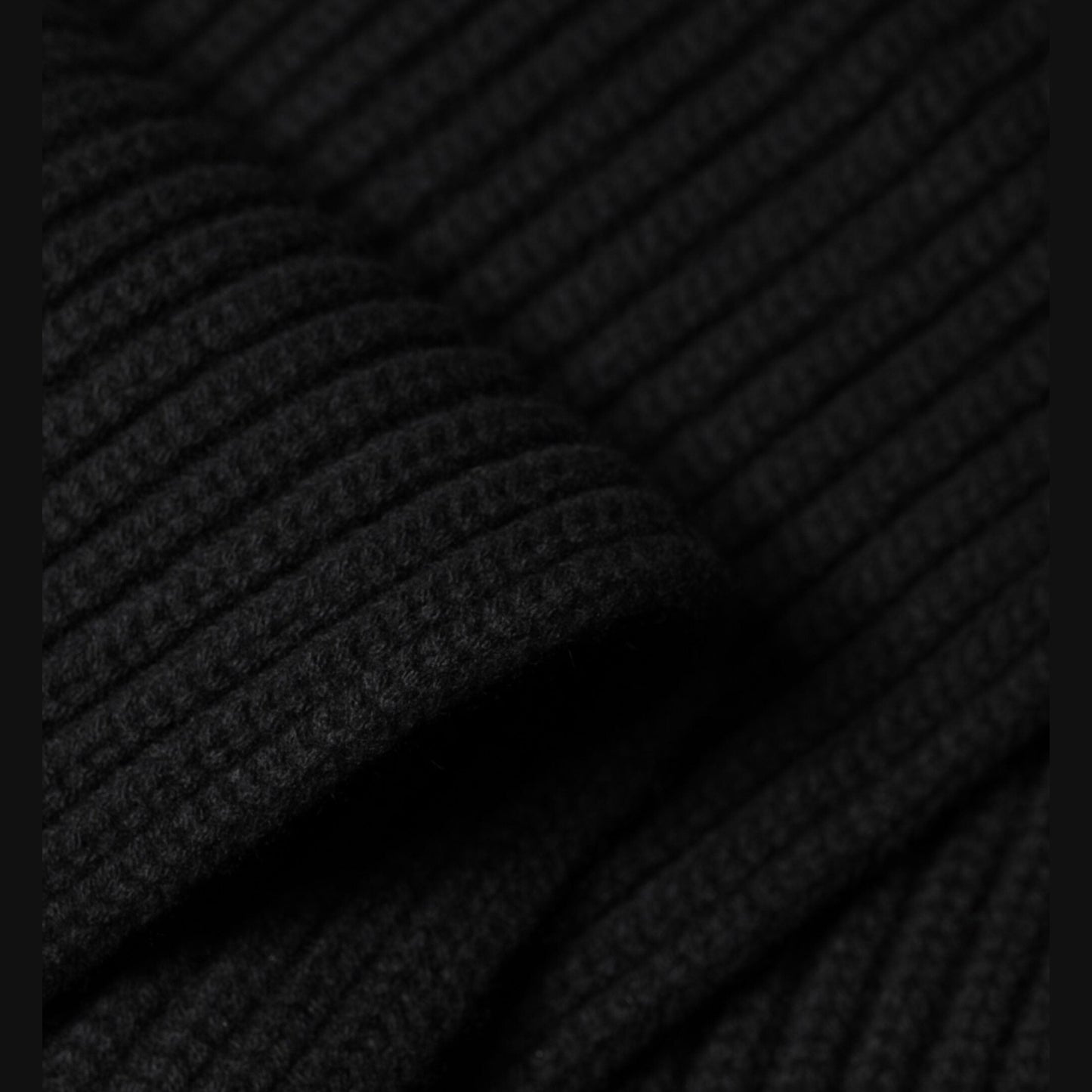 Dolce & Gabbana Black Cashmere Knit Neck Wrap Shawl 202cm x 26cm Scarf