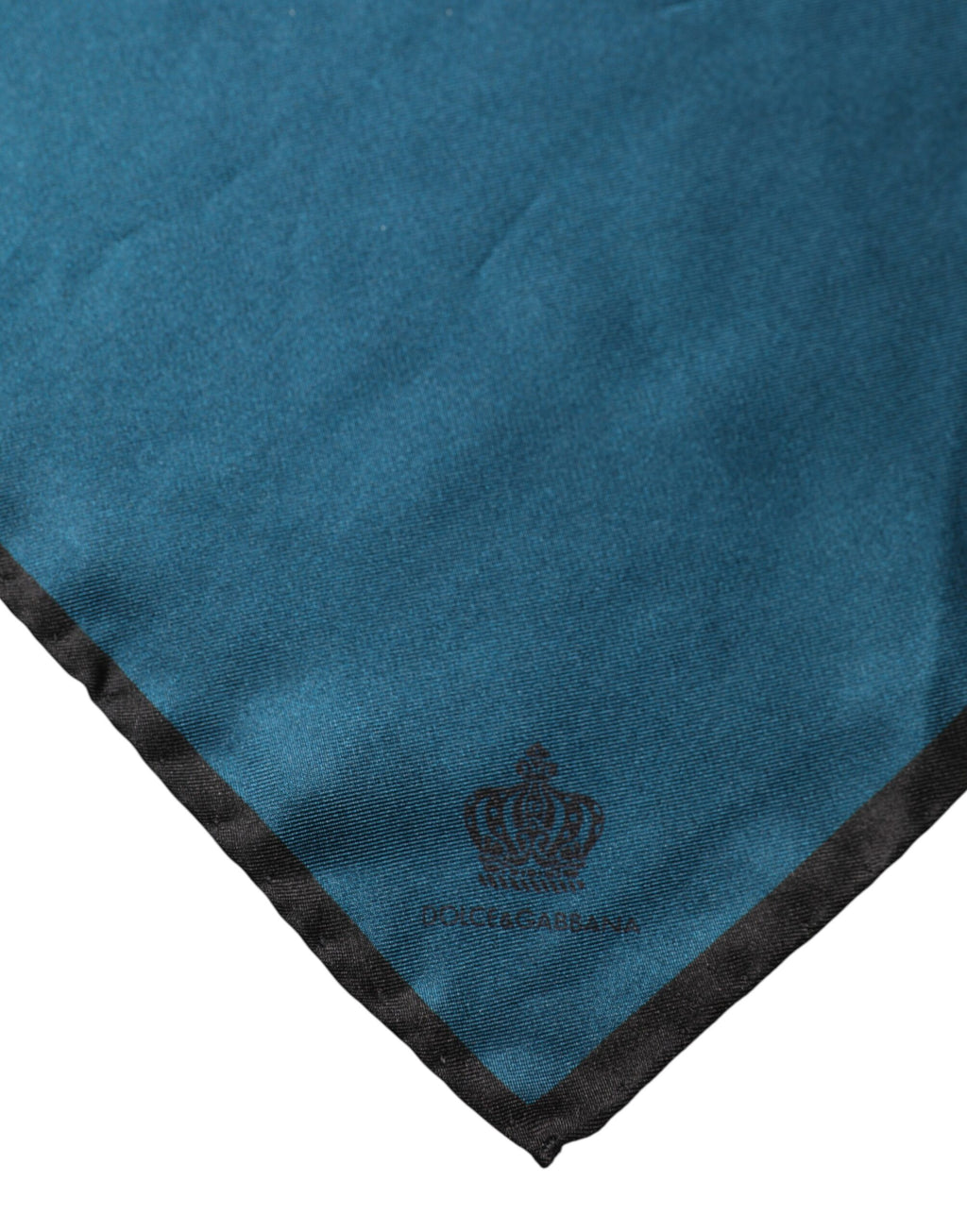 Dolce & Gabbana Blue Silk Square Pocket Handkerchief Scarf - Eljoys Fashion 